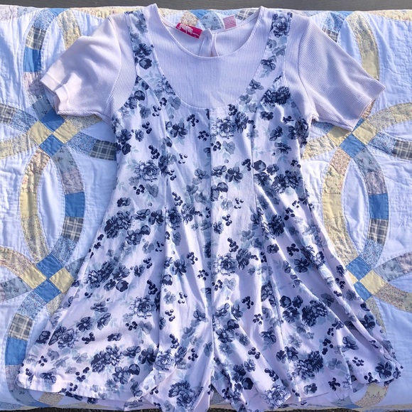 Pants - VTG 90s Floral Romper